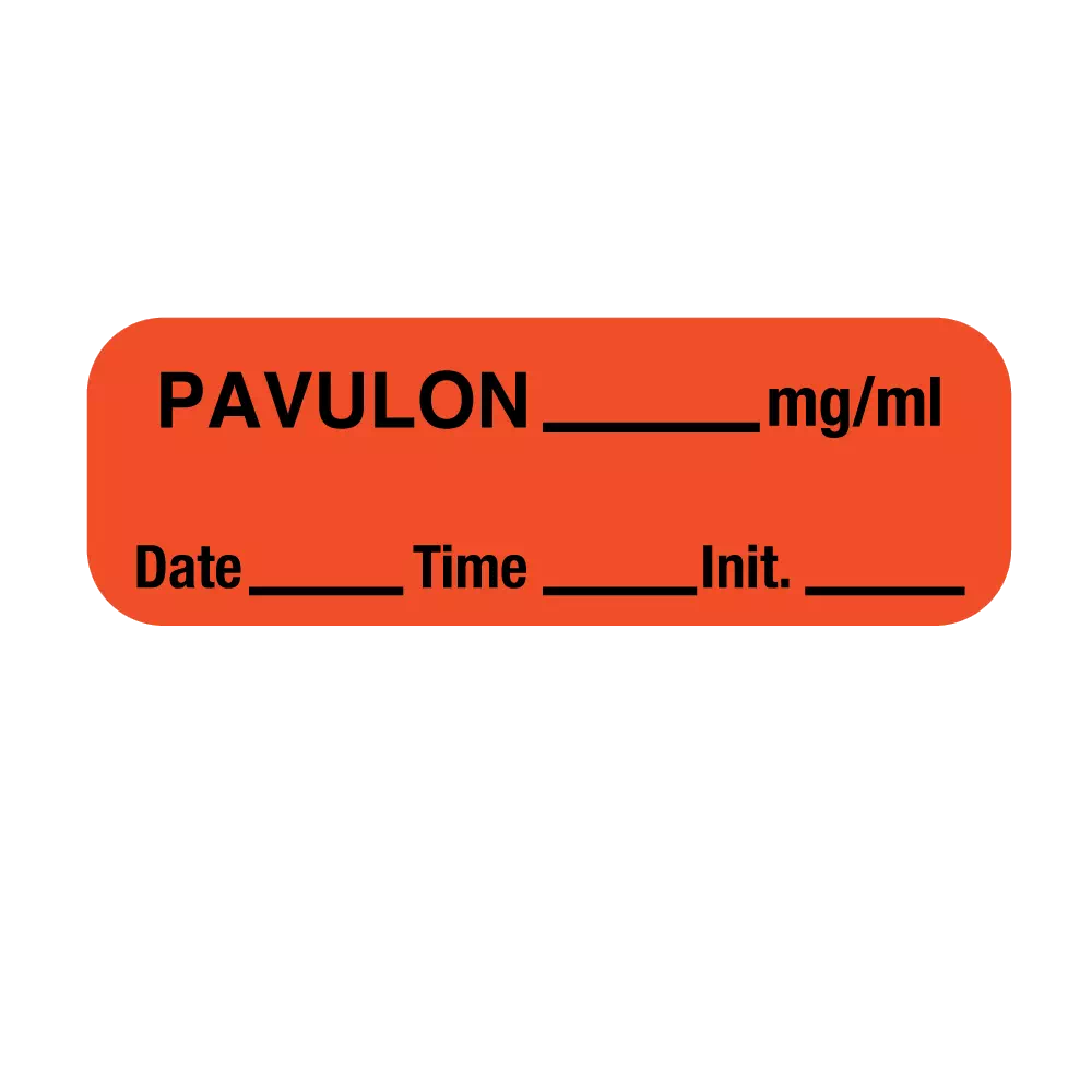 Label, Pavulon – Nev's Ink, Inc.