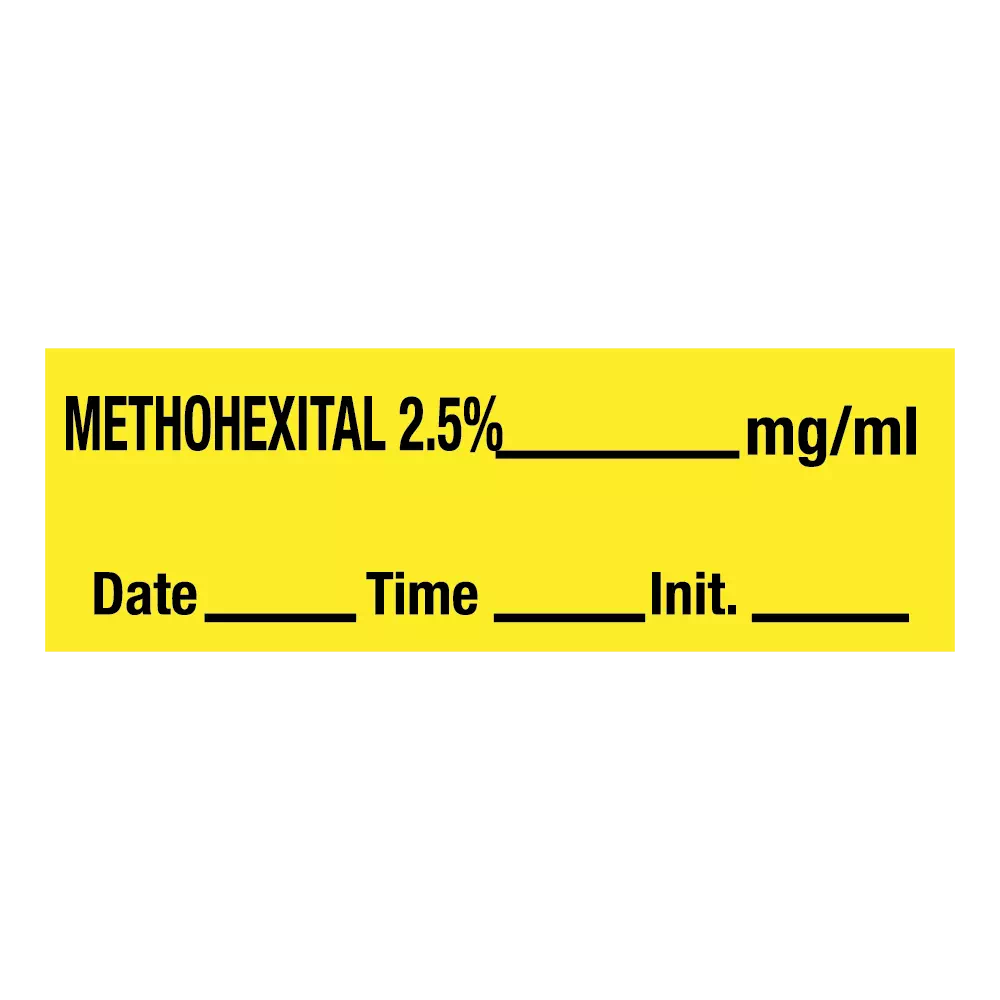 Methohexital 2.5%___mg/ml DTI – Nev's Ink, Inc.